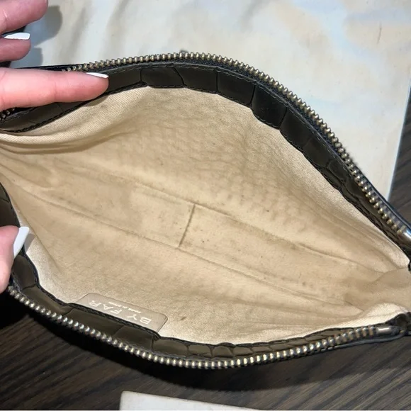 By Far Rachel Croco Embossed Leather Shoulder Bag - Picture 11 of 11